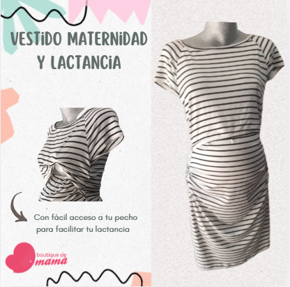 Vestido de Maternidad y Lactancia