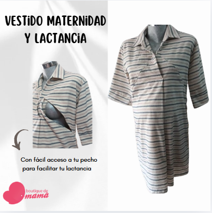 Vestido de Maternidad y Lactancia