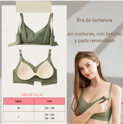 Bra de lactancia sin costuras