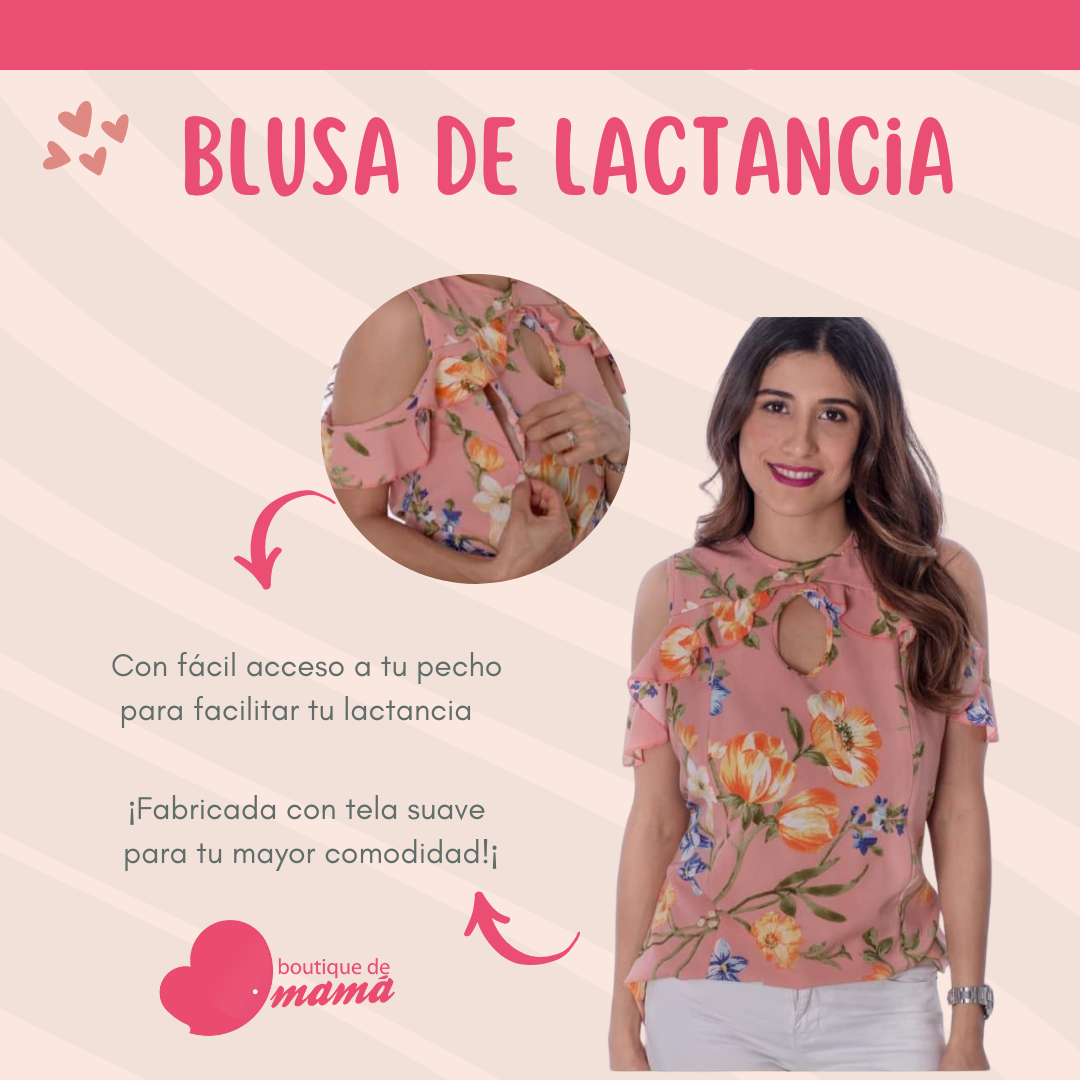 Blusa Palo de Rosa Flores