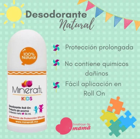 Desodorante para niños y adolescentes