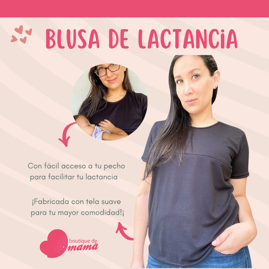 Blusa Negra Cierre