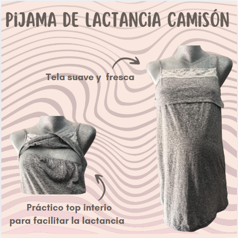 Pijama Camisón de lactancia
