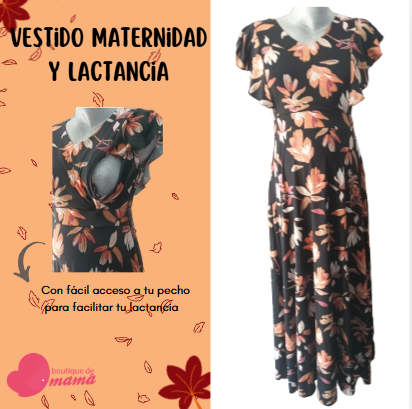 Vestido de Maternidad y Lactancia