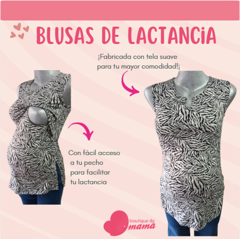 Blusa de Lactancia sin Manga
