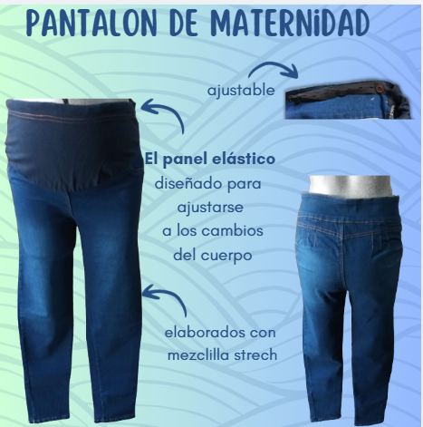Pantalon de Mezclilla Ajustable